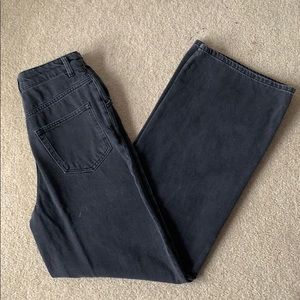 REFORMATION black wide leg pants